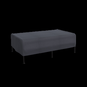 Houe - AVON Cover Lounge 2 seater sofa - Black. Water repellent