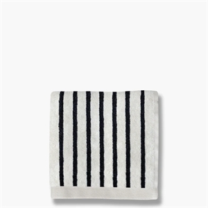 Mette Ditmer - BOUDOIR - Håndklæde, sort/hvid, smalle striber