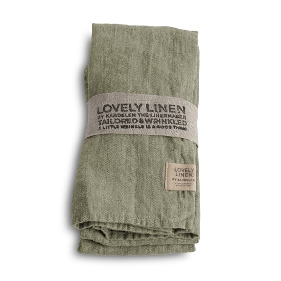Lovely Linen - Stofserviet - Avocado - 45x45 cm
