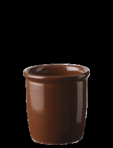 Knabstrup Keramik - syltekrukke 0.5 l. terracotta