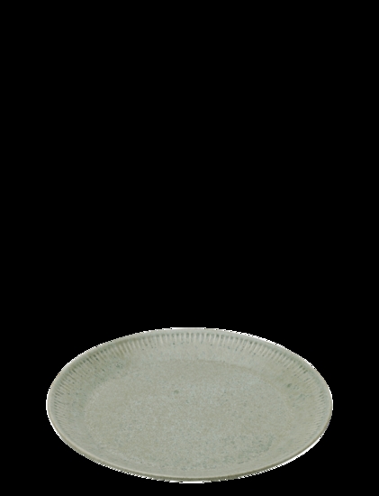 Knabstrup Keramik - tallerken Ø 22 cm olive