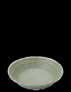 Knabstrup Keramik - dyb tallerken Ø 18 cm olive