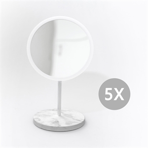 Bosign - Aftageligt Make-up spejl X5 - Bordmodel - Hvid
