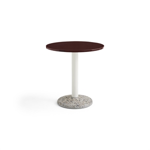 HAY havebord - Keramik bord - Ceramic table - Bordeaux - Ø 70 cm