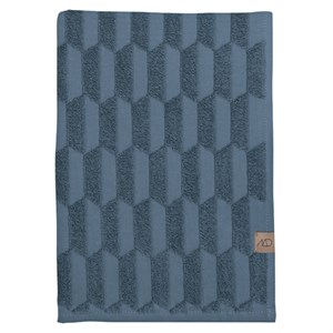 Mette Ditmer - GEO badehåndklæde - 70x135 cm - Slate Blue - Blå