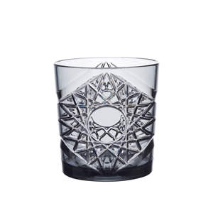 glassFORever - Krystal Glas - Premium Light - Brudsikkert Plastik - Grå - 27cl