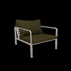 Houe - AVON Chair - Pude: Leaf, Stellet: Muted Hvid