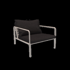 Houe - AVON Chair - Pude: Slate, Stellet: Muted Hvid