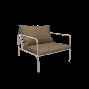Houe - AVON Chair - Pude: Papyrus, Stellet: Muted Hvid