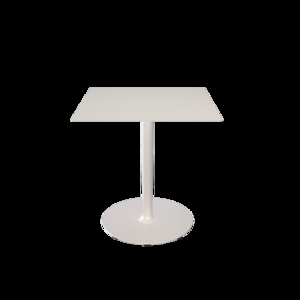 Houe - PICO Café table with round base, 700x700mm - Muted Hvid