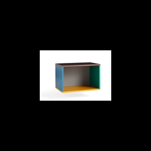 Hay - Reol til Væg - Colour Cabinet - Multi - Small, B60 X D39 X H39 cm