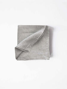 Tell Me More - Table cloth linen 145x145 - pinstripe
