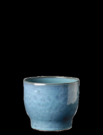 Knabstrup Keramik - urtepotteskjuler Ø 14.5 cm dusty blue