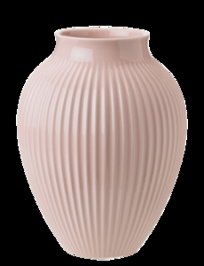 Knabstrup Keramik - vase H 27 cm ripple rose