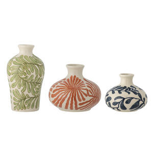 Creative Collection - Fauni Vase, Grøn, Stentøj