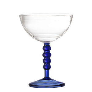 Bloomingville - Noemi Cocktailglas, Blå, Glas