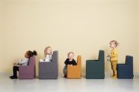 Børnestol fra by KlipKlap - Mustard /senneps gul