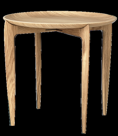 Fritz Hansen - Tray Table - oiled oak - Ø 45 cm