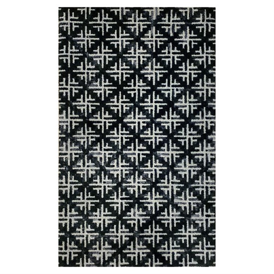Skriver Collection - Måtte - Mogens Koch Cross - 85x150 cm - green/light grey/black