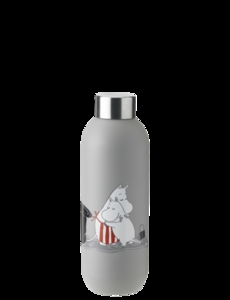 Stelton - Keep Cool drikkeflaske 0.75 l. Moomin light grey