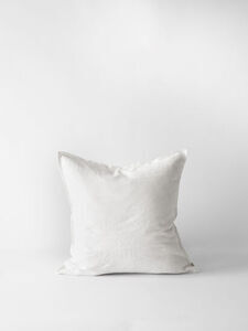 Tell Me More - Cushion cover linen 50x50 - bleached white