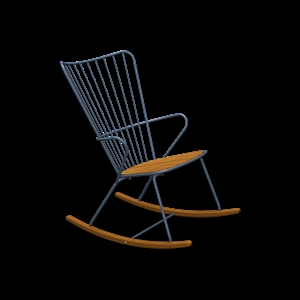 Houe - PAON Rocking chair - Midnight. Seat