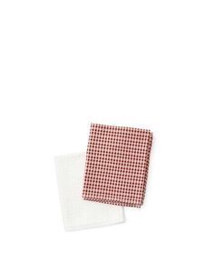 Audo Copenhagen - Troides Tea Towel, 40x67, Burnt Sienna, 2-pack