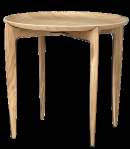 Fritz Hansen - Tray Table - oiled oak - Ø 45 cm