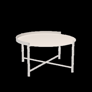 Houe - EDGE Tray table Ø76 - Muted Hvid