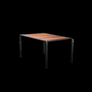 Houe - AVANTI Dining table, 153x98 cm - Bordplade: Thermo ash, Stellet : Sort