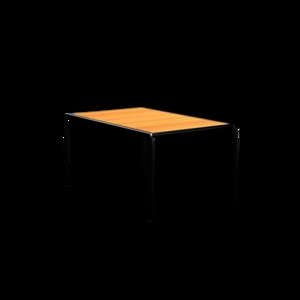 Houe - AVANTI Dining table, 153x98 cm  - Bordplade: Pine, Stellet: Sort