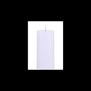 Chic Antique - Bloklys LED til udendørs inkl. batteri - H15 x Ø7 cm