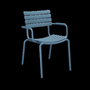 Houe - ReCLIPS Dining chair - Sky blue. Armrest