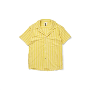 Bongusta - Naram - Skjorte - Pristine & neon yellow - Str. S/M