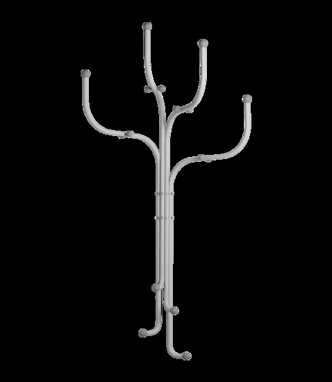 Fritz Hansen - Coat Tree™ Wall - knagerække til væggem - light grey med grå knopper