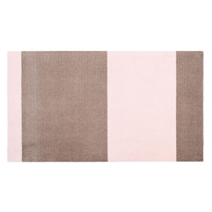 Tica Copenhagen - Smudsmåtte - Stripes Horizon - Sand/Lyserød - 40x60 cm