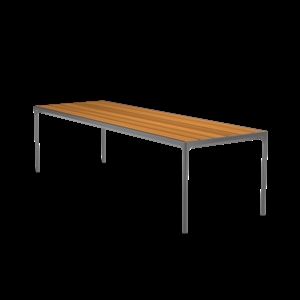 Houe - FOUR Table. 270x90 cm - Bamboo. Frame