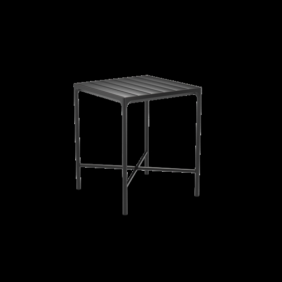 Houe - FOUR Bar Table. 90x90 cm - Black. Frame
