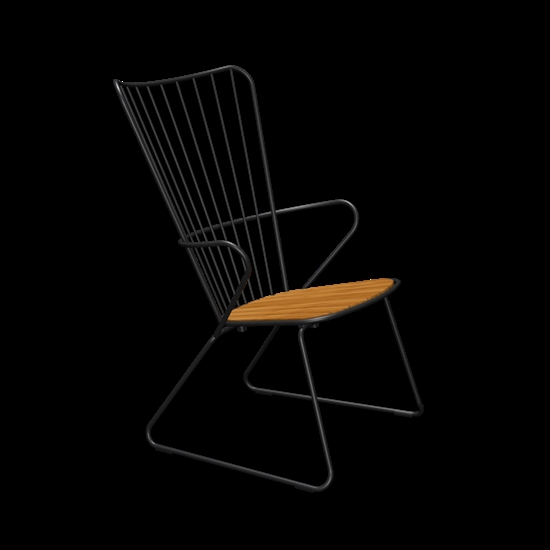 Houe - PAON Lounge chair - Black. Seat