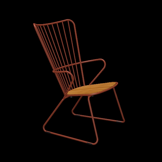 Houe - PAON Lounge chair - Paprika. Seat