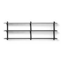 Gejst - Nivo D, shelf large - Sort/sort eg