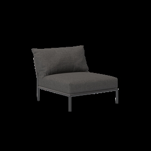 Houe - LEVEL 2 Chair - Dark grey. Fabric - H:68 W:81 D:92 cm