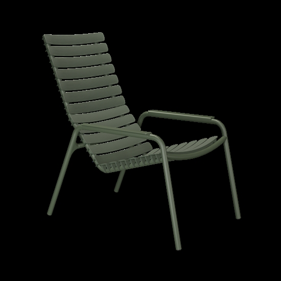 Houe - ReCLIPS Lounge chair - Olive green. Armrest