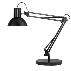 UNILUX - Skrivebordslampe m. bordklemme og bordfod - SUCCESS 66 - Sort