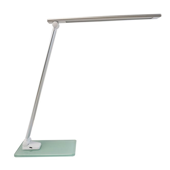 UNILUX - LED Lampe - POPY - Hvid/Metal grå