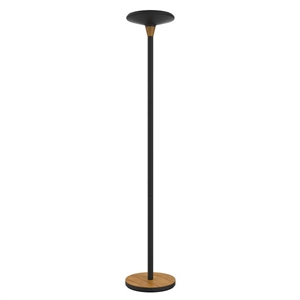 UNILUX - LED Gulvlampe - UPLIGHT BALY BAMBOO - Sort