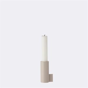 Image of Ferm Living lysestage - Half candleholder (grå)