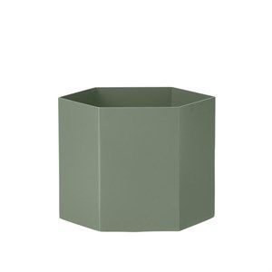 Image of Ferm Living - Hexagon pot støvet grøn - extra large