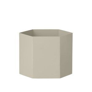 Image of Ferm Living - Hexagon pot i grå - extra large