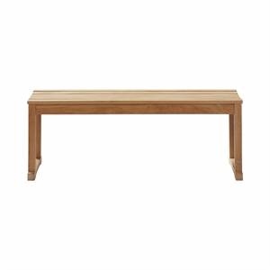 Cinas - Vega bænk 120x40cm teak